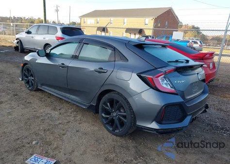 2018 Honda Civic Sport from USA, damaged, VIN SHHFK7H4XJU415526